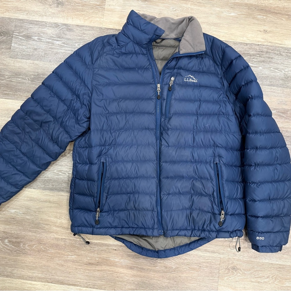 L.L. Bean Men's Blue Puffer Jacket